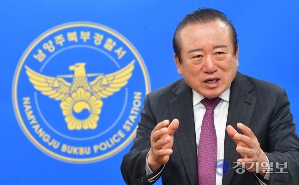 김정률 남양주북부경찰서 집시자문위원장. 조주현기자