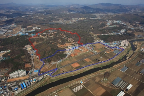 파주캠프하우즈(항공사진).