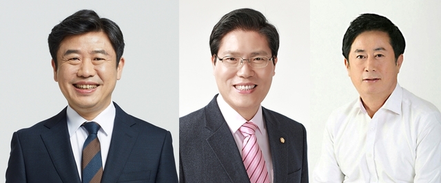 (왼쪽부터) 유의동, 송석준, 정찬민