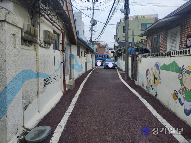 용문학원이 최근 소유 토지인 양평군 양평읍 양근7리 토지사용료를 최근 4년간 2배가량 올려 받고 있어 논란이 일고 있다, 사진은 양평읍 양근7리 마을 모습. 황선주기자