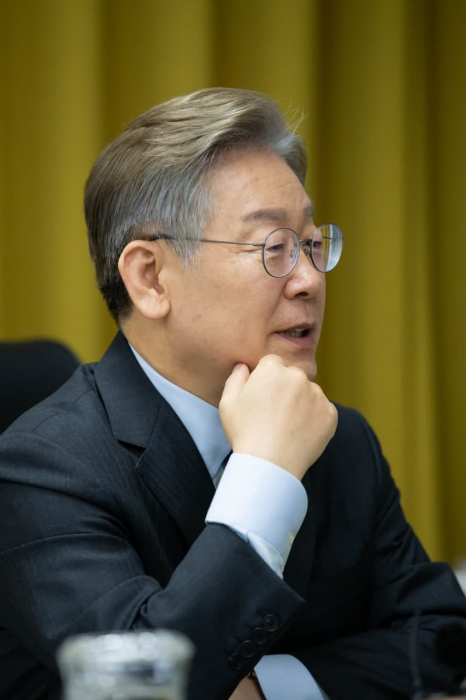 이재명 경기도지사 온라인 기자간담회. 열린캠프 제공