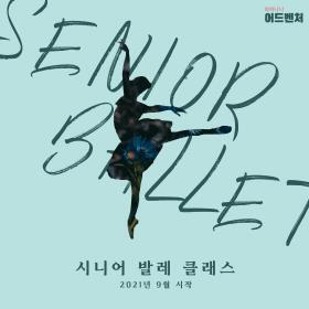 시니어 발레 클래스 포스터