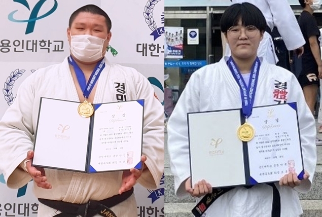남고부 +100㎏급 1위 장민혁.경민고 제공