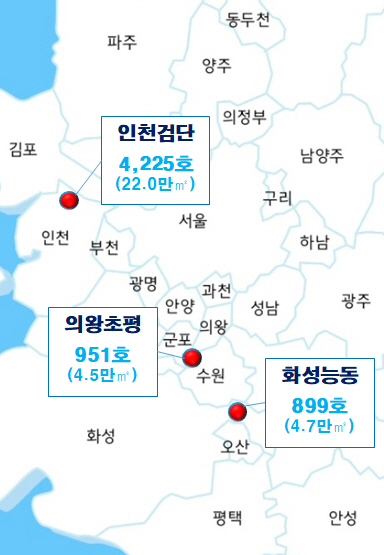누구나집 택지공모 사업지 개요 국토교통부 제공