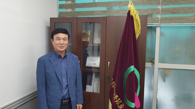 김충복 경기도인쇄정보산업협동조합 이사장.
