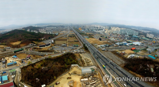 용인시 플랫폼시티 건설사업 예정지. 용인시 제공