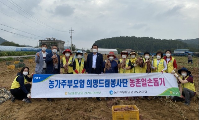 경기농협, 농가주부모임 경기도연합회와 농번기 일손돕기 전개