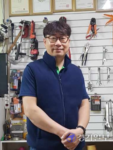 유영덕 솔빛종합설비 대표. 이지용기자