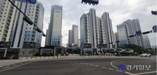 구리 갈매2단지 10년 공공임대주택 5년 조기분양이 순조롭게 이뤄질 것으로 보인다. 사진은 갈매2단지 전경. 김동수기자