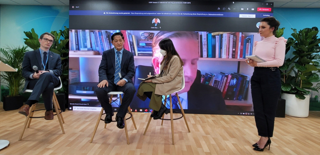 (21.11.02.)이재준 고양시장, COP26 도시세션 개막식에서 기조연설 (4)