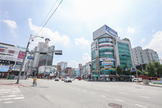 신갈오거리 전경. 용인시 제공