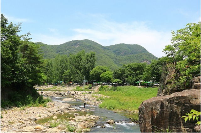연천군 동막계곡이 도내 최고 청정계곡 상권으로 거듭 난다. 사진은 동막계곡. 연천군 제공