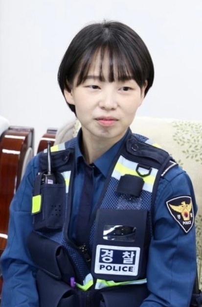 김선경 안양동안경찰서 범계지구대 경사(36). 김선경 경사 제공