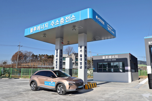 평택지역에는 서부·남부·북부 권역별로 1곳씩 모두 3곳의 수소충전소가 운영 중이다. 사진은 평택 북부권역인 장안동에 위치한 블루에너지 수소충전소. 평택시 제공
