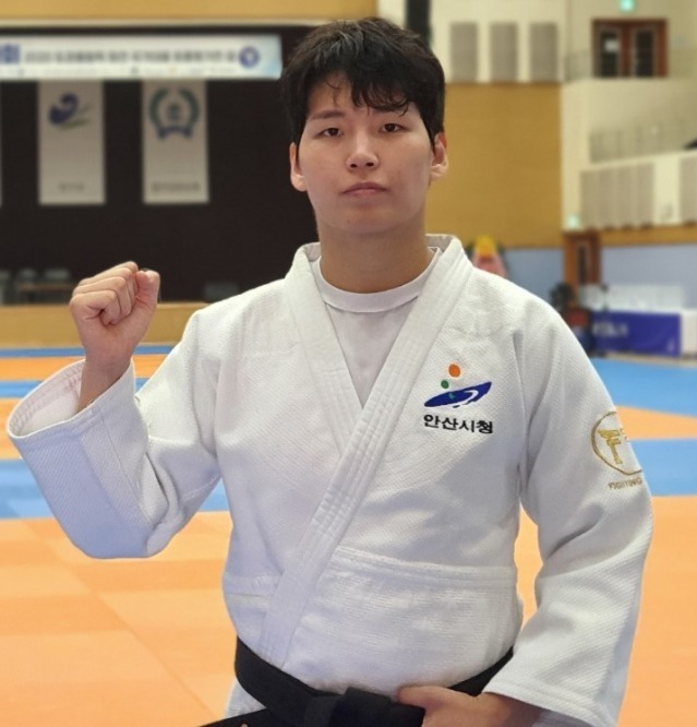 여자 78㎏급서 우승한 안산시청 윤현지. 안산시청 제공