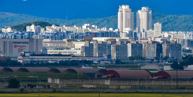 수원특례시 권선구 장지동 일원에 조성된 수원군공항(공군 제10전투비행단)의 모습. 경기일보DB