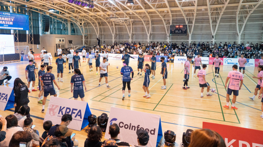 (사)한국프로축구선수협회가 사고를 당한 동료 선수들을 돕기 위한 자선 의류 판매를 한다. 사진은 지난해 1회 선수협 자선축구대회 모습.프로축구선수협 제공