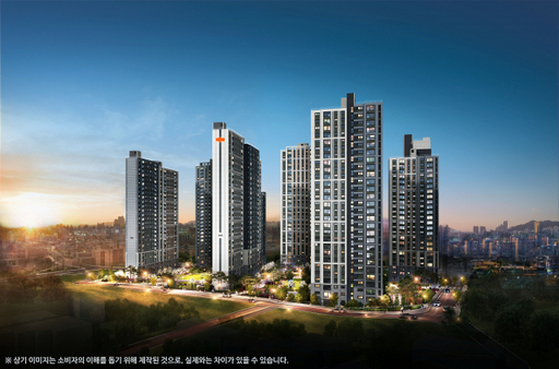 e편한세상 제물포역 파크메종 투시도. DL건설 제공