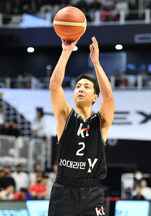 서울 삼성전에서 23득점 활약을 펼친 KT 소닉붐 허훈.KBL제공