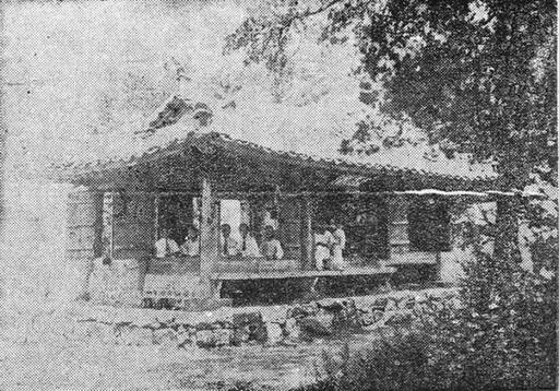 율곡 이이 선생의 학문연구소였던 1920년대 화석정 모습. 향토사가 김현국씨 제공