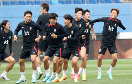 ‘2023 AFC 카타르 아시안컵’에서 64년 만의 대회 챔피언에 도전하는 한국 축구대표팀.연합뉴스