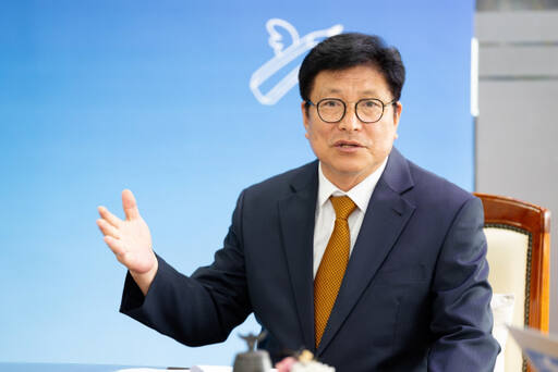 도성훈 인천시교육감이 올해에도 멈추지 않을 학생성공시대를 위한 도전에 대해 설명하고 있다. 인천시교육청 제공