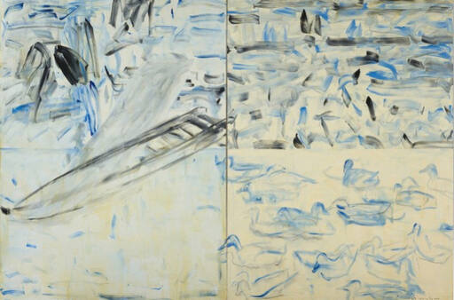 [이강소] 이강소, 무제, 1989, 캔버스에 유화물감, 258.5x194x2cm, 국립현대미술관 소장 / 국립현대미술관 제공