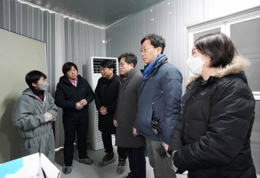 하남시의회 도시건설위원회, 하남시 동물보호센터 실태 점검. 하남시의회 제공