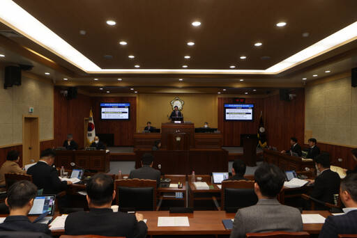 가평군의회, 제319회 임시회. 가평군의회 제공