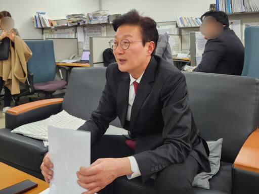 국민의힘 손범규 예비후보(인천 남동구갑)가 29일 오후 인천시청 전국기자실에서 공약을 설명하고 있다. 황남건기자