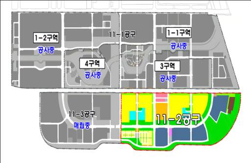 인천 연수구 송도국제도시 11공구 위치도. 인천경제자유구역청 제공