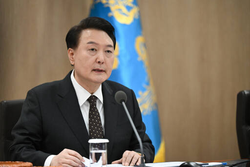 국무회의 발언하는 윤석열 대통령. 연합뉴스