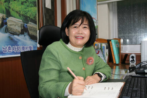 오산 남촌동주민자치회 김은자 회장. 강경구기자