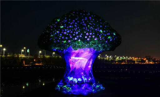 파주 퍼스트가든 빛축제. 경기관광공사 제공