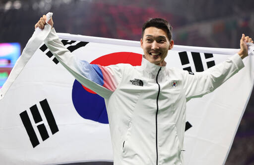 시즌 첫 국제대회서 우승한 높이뛰기 간판 우상혁.경기일보 DB