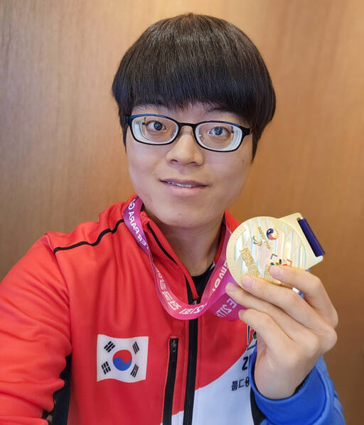 제21회 전국동계장애인체육대회서 3관왕에 오른 김민영.선수 본인 제공