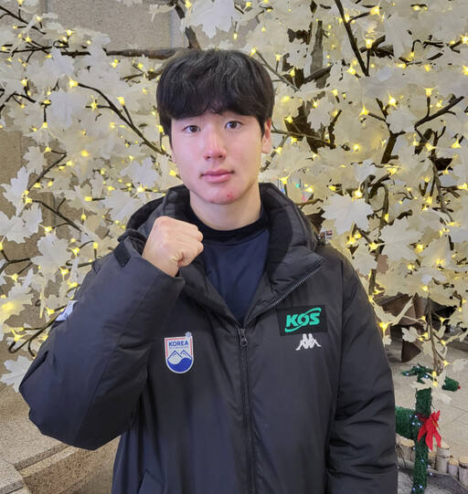스키 알파인 남고부 2관왕 허도현.임창만 기자