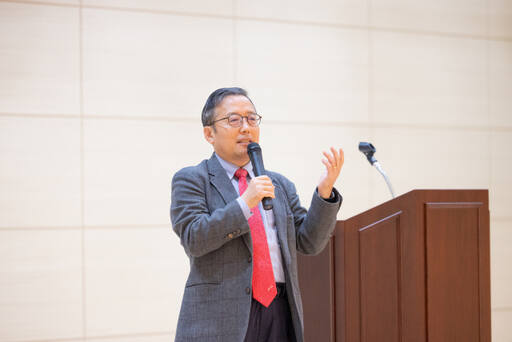 김외철 국립해양과학관장이 취임 100일을 맞아 기관 운영 포부를 밝히고 있다. 국립해양과학관