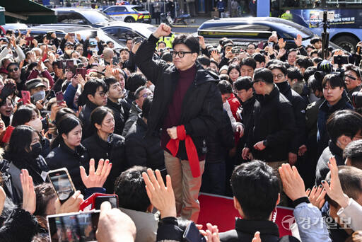 국민의힘 한동훈 비대위원장, 성남 방문 [포토뉴스]