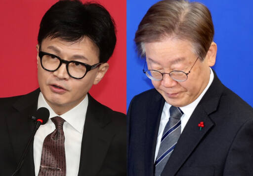 한동훈 국민의힘 비대위원장과 이재명 더불어민주당 대표. 경기일보