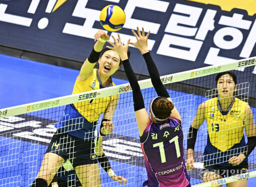 인천 흥국생명, 현대건설에 3-0으로 승리 [포토뉴스]