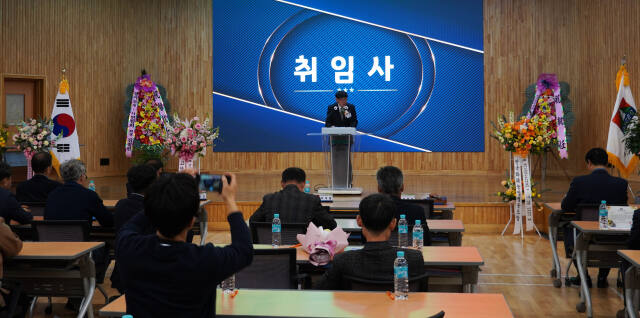 14일 진행된 경기도농업CEO연합회 정기총회에서 취임사를 전하고 있는 지경호 제10대 경기도농업CEO연합회장. 연합회 제공