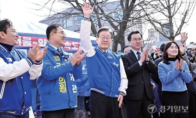 지난 7일 양평을 방문한 더불어민주당 이재명 대표. 경기일보DB
