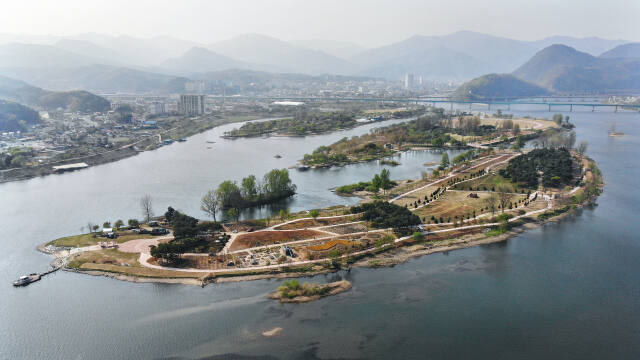 가평군 자라섬 전경. 가평군 제공