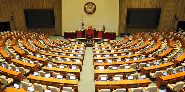 국회 본회의장. 연합뉴스