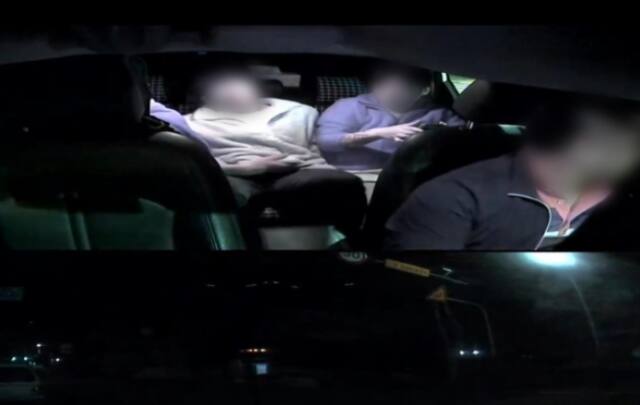 43만원에 달하는 택시비를 내지 않고 달아난 승객들의 모습. 연합뉴스