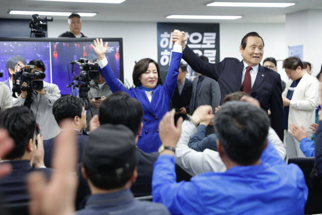 하남시갑 민주당 추미애 당선인 추 당선자 측 제공