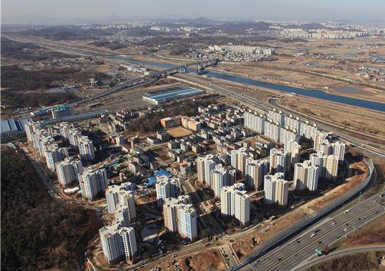 인천 계양구 귤현구역 도시개발사업 전경. 인천시 제공