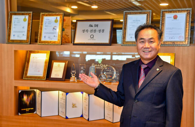김영기 ㈜쿠우쿠우 회장. 윤원규기자