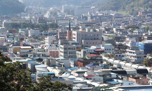 충남 공주의 구시가지 모습. /연합뉴스
